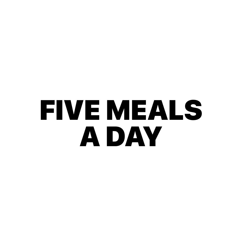 FIVE MEALS A DAY