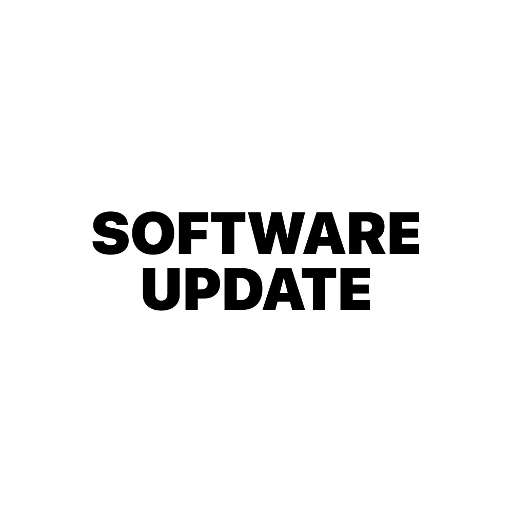 SOFTWARE UPDATE