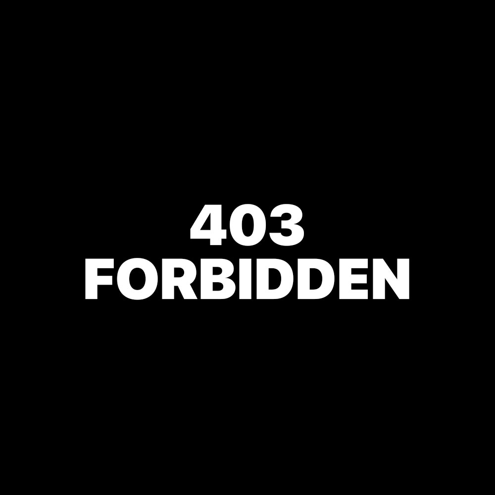 403 FORBIDDEN