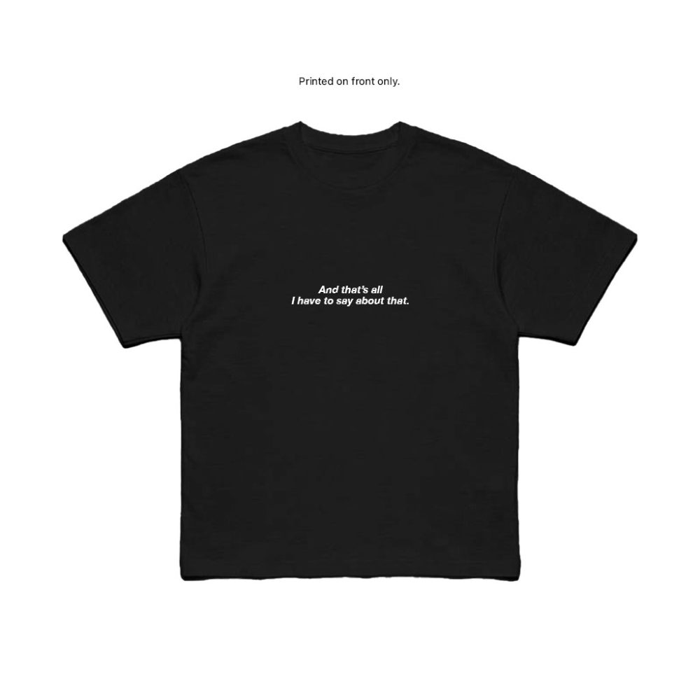 AND THAT'S TEE